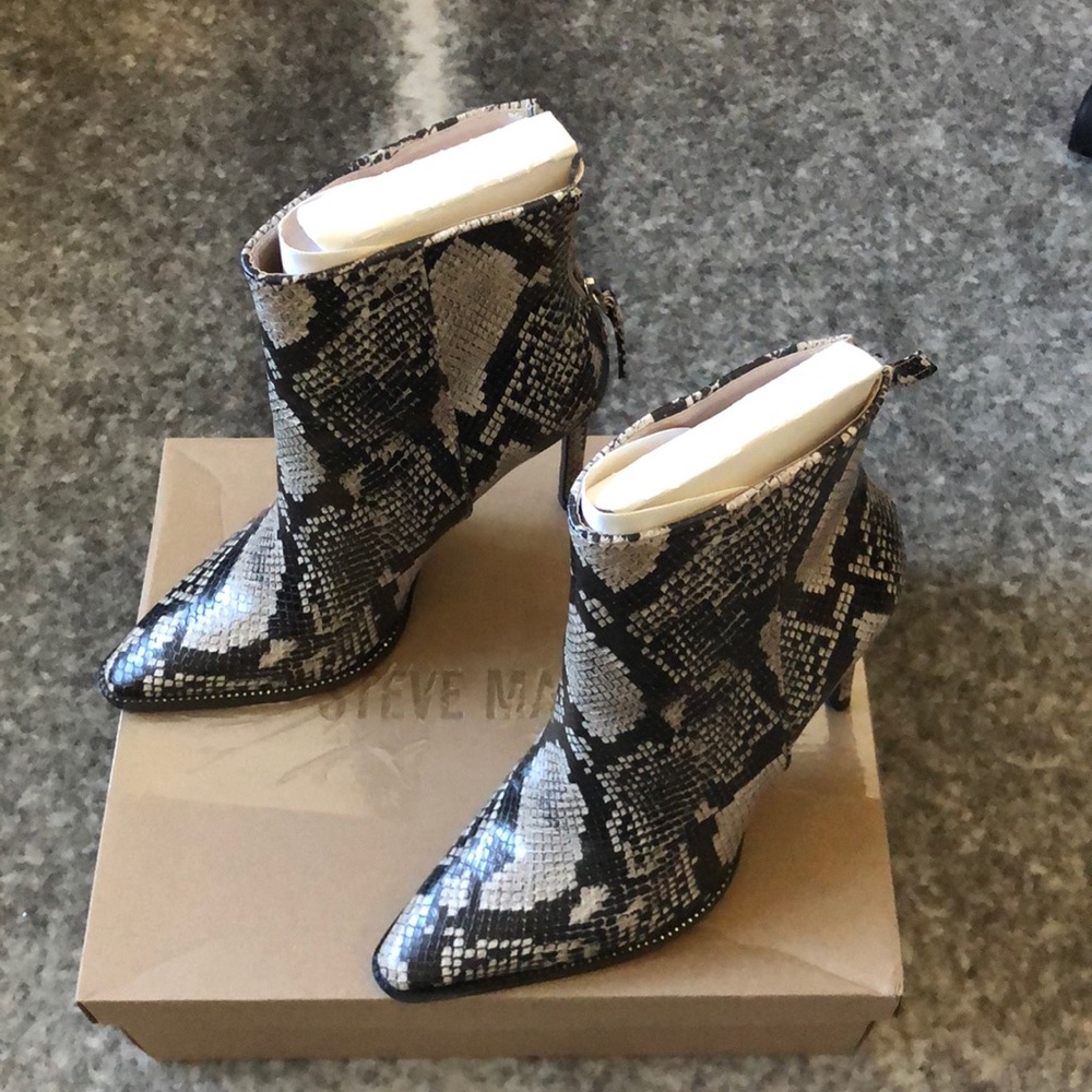 Snake Print Boots